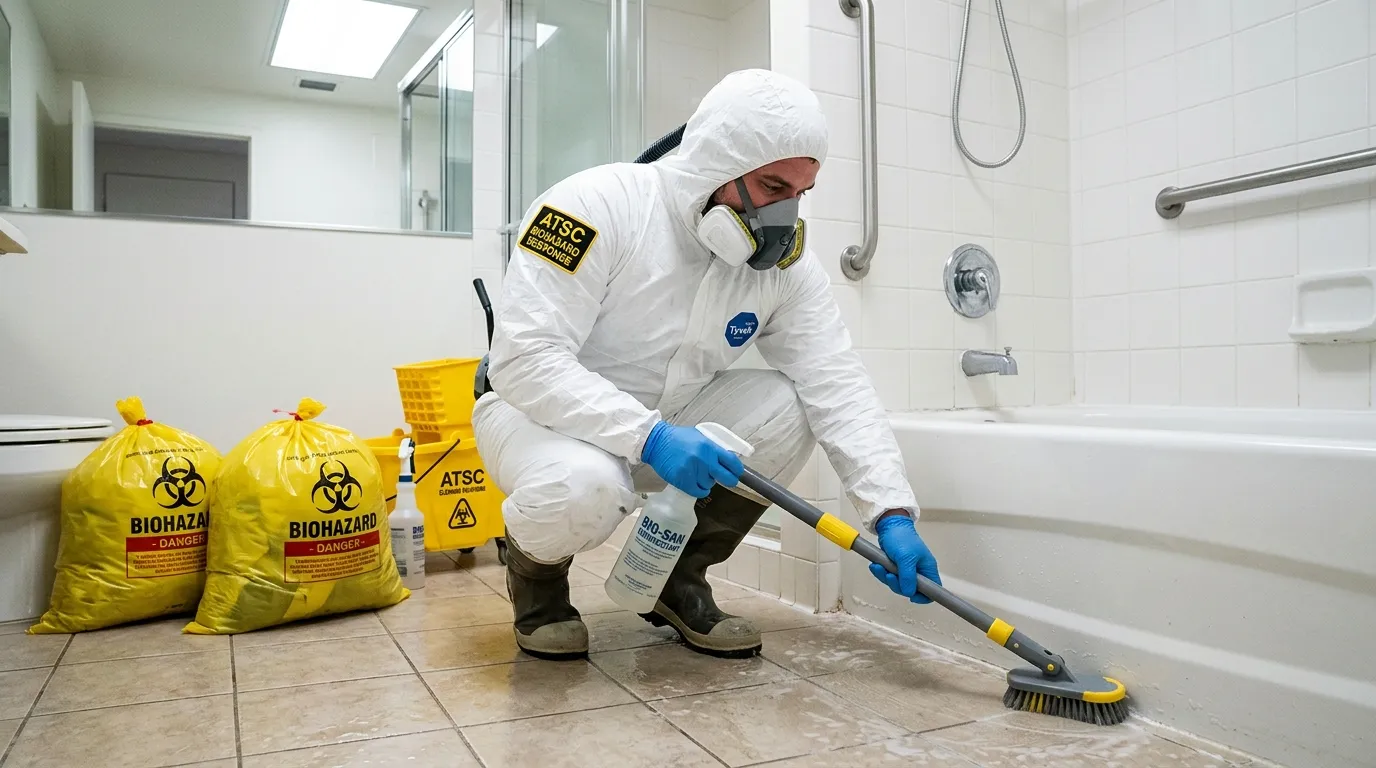 Decontamination equipment deployed for Blood Cleanup in Powder Springs